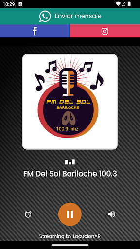 FM Del Sol Bariloche 100.3 Screen 3