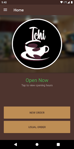 Android application Ichi Cafe screenshort