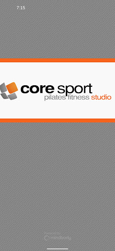 Android application Core Sport Pilates screenshort