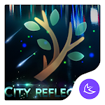 Cover Image of Download City Night Reflection-APUS Lau  APK