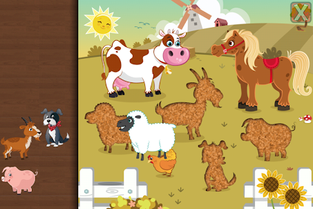 Animal Jigsaw Puzzle Toddlers