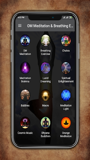 Android application OM Meditation & Breathing Ex screenshort