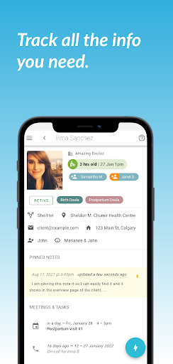 eDoula.biz Screen 3