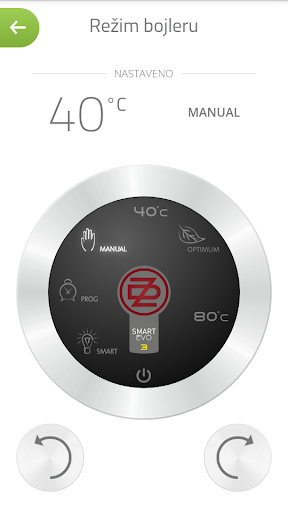 Android application Smart bojler screenshort