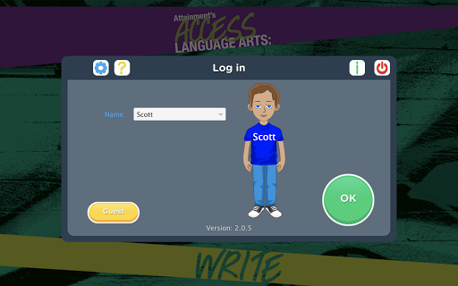 Android application Access Language Arts - WRITE L screenshort