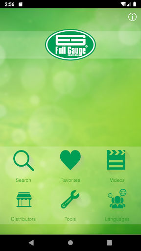 Android application FG Finder screenshort