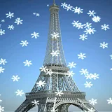 Paris Snow Live Wallpaper icon