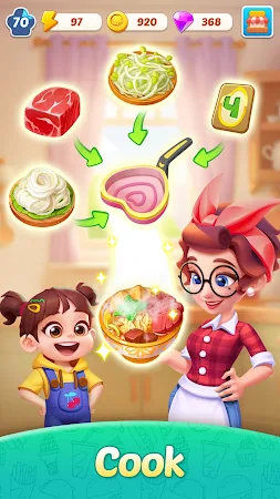 Game screenshot Merge Cooking® hack