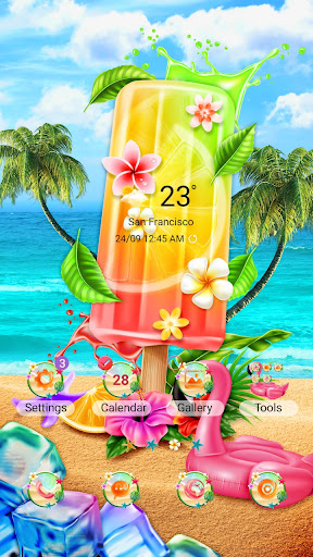 Android application Cool Ice Cream - Wallpaper screenshort