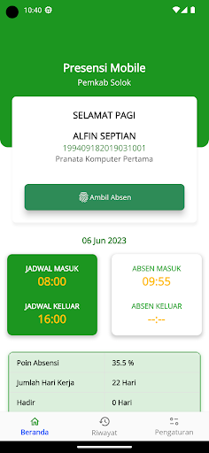 Presensi Mobile Solokkab Screen 3