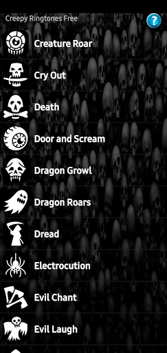 Creepy Ringtones Screen 2
