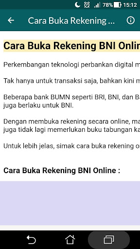 Cara Buka Rekening BNI Online