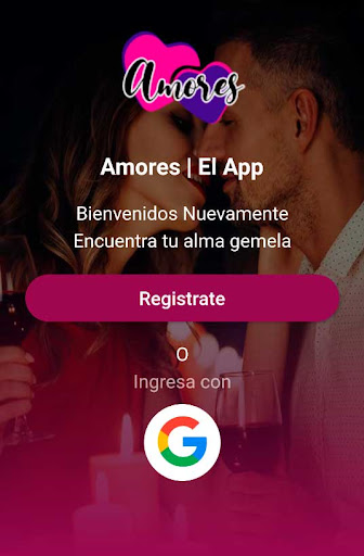 Android application Amores - Tu Media Naranja screenshort