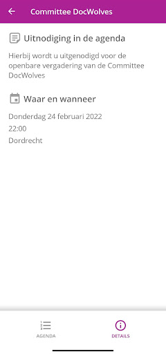 Parlaeus Governance App Screen 3