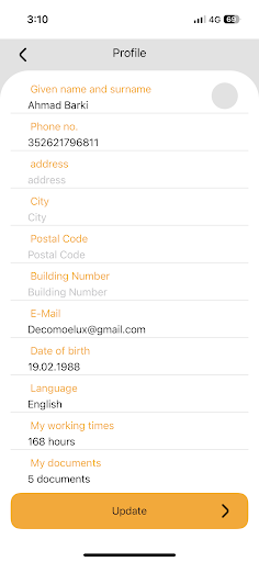 App screenshot