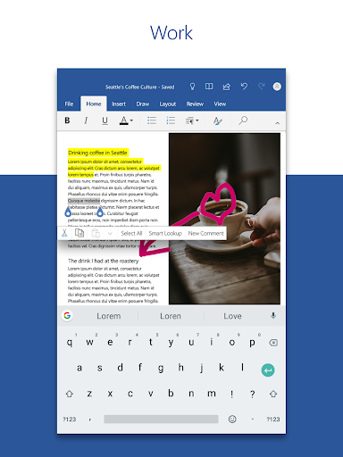 Microsoft Word: Write, Edit & Share Docs on the Go 16.0.13530.20130 Screenshots 8