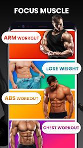 Screenshot 2 Men Workout at Home: Full Body android