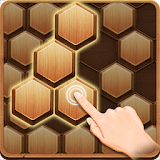 Wood Block Hexagon icon