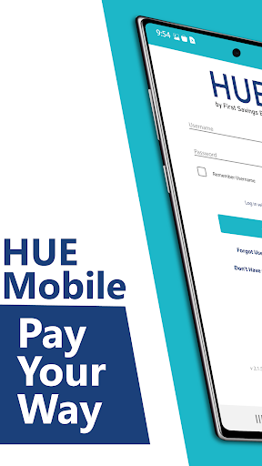 Android application HUE/First Savings Credit Card screenshort