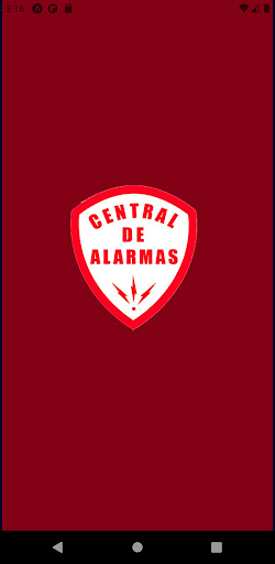 Android application Central de alarmas screenshort