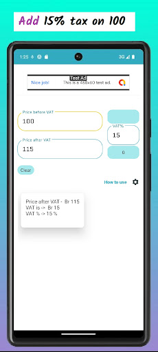 VAT Calc: Add, Remove, Reverse screenshot 1