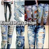 Ripped Jeans Design icon