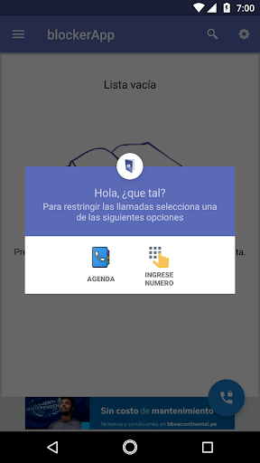 Android application blockerApp screenshort