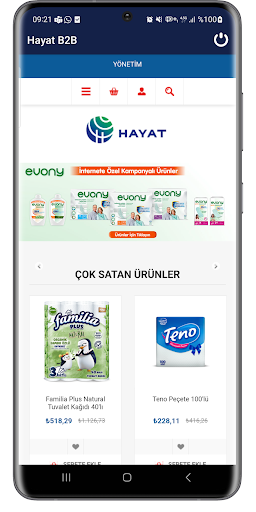 Android application Hayat Kimya screenshort