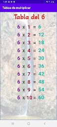 Tablas de Multiplicar JGBA