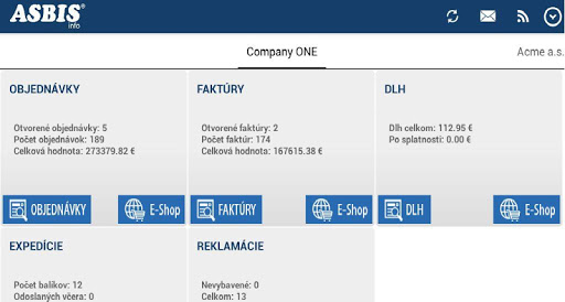 Asbis info Screen 2