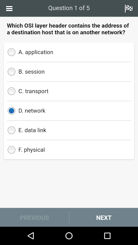 BCABA All-in-One Exam Screen 2