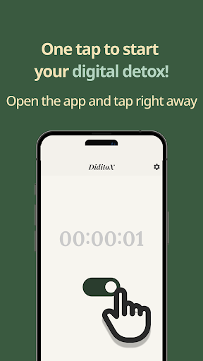 Diditox - Digital Detox Timer Screenshot 1 - AppWisp.com