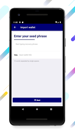 MBC Wallet - MicroBitcoin Wall Screen 2
