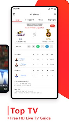 Top TV Guide - Free Live Cricket TV 2021のおすすめ画像5