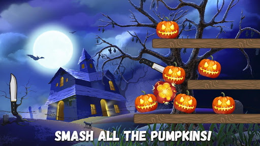 Flip the Knife in Jack o Lantern Pumpkin