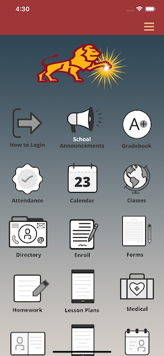 Android application C.S. Lewis Academy screenshort
