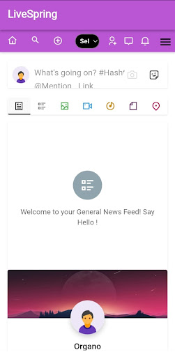 LiveSpring Screen 2