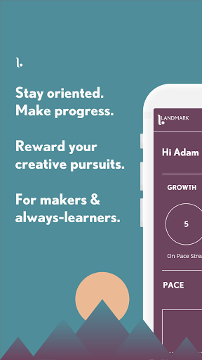 Android application Landmark: Stay oriented. screenshort