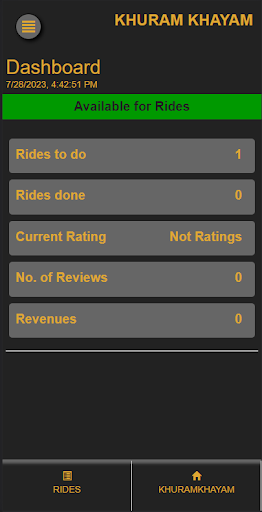 Luxury Limoexpress Driver Screen 3