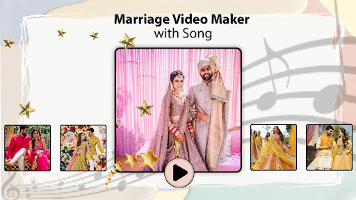 Android application Marriage video maker with song screenshort