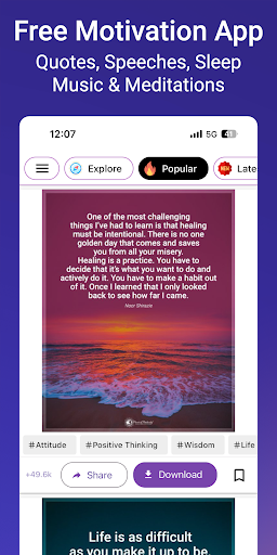 Android application Motivational Quotes - Daily screenshort