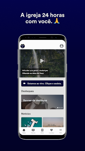 Android application Igreja Maravilhas de Jesus screenshort