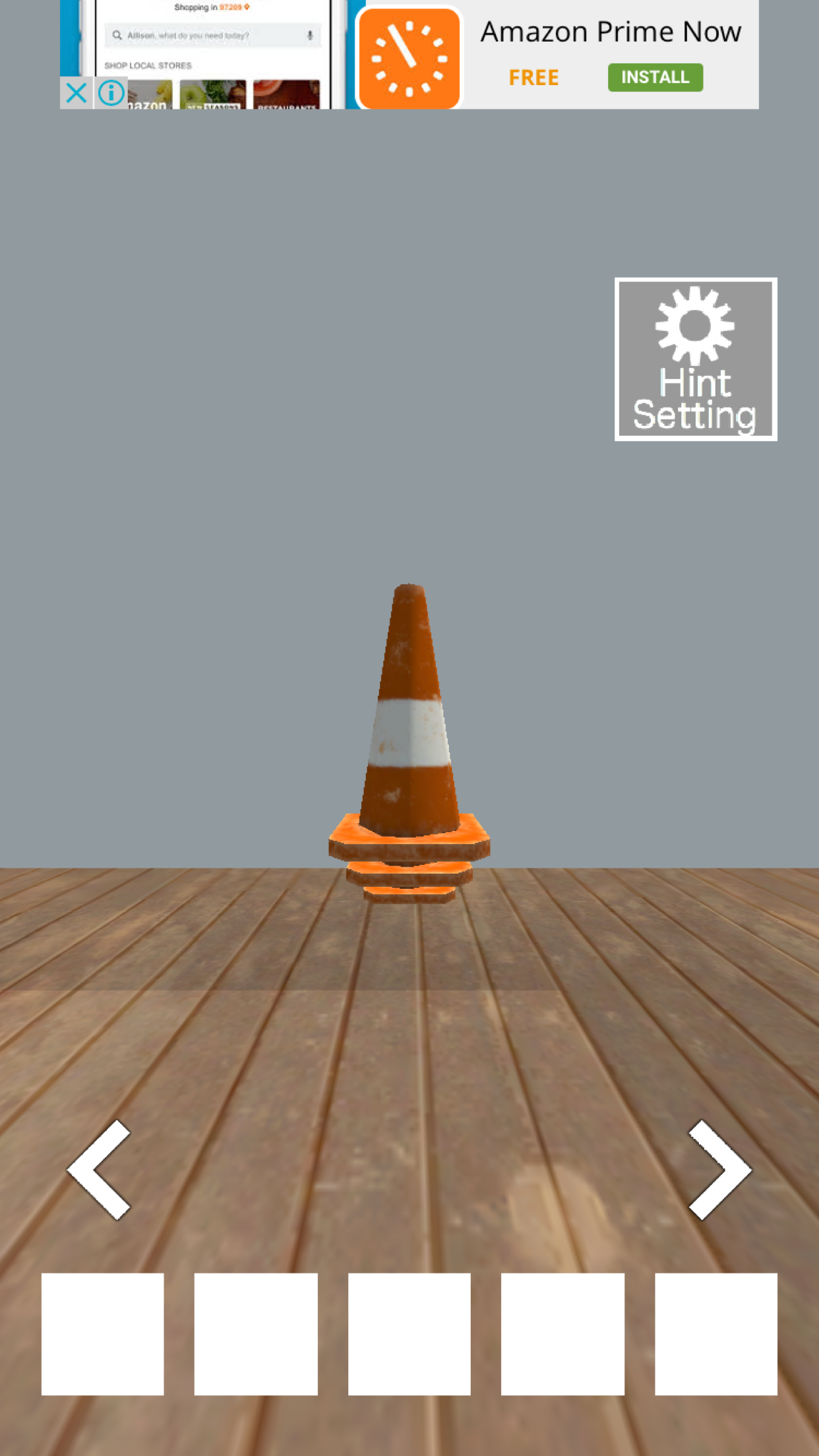 Android application Escape from Cones Room screenshort