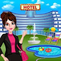 Девушка-менеджер курортного отеля: уборка виртуаль