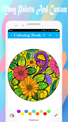 Mandala Coloring Book Screen 3