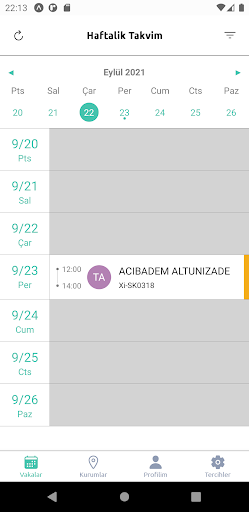 Android application CordaApp screenshort