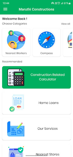 Android application Maruthi Constructions Suchith screenshort