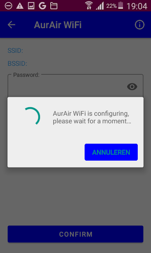 AurAir WiFi Screen 2