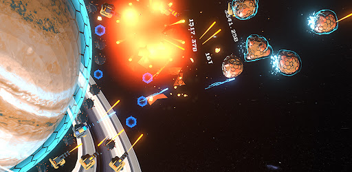 Android application Asteroids Annihilator screenshort
