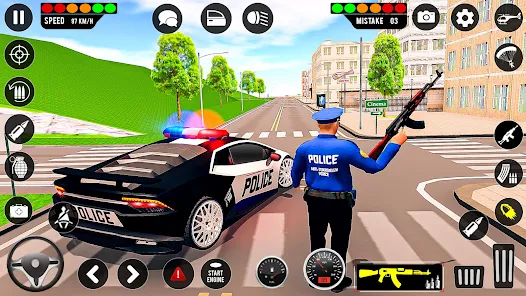 Jogo de carro robô policial – Apps no Google Play
